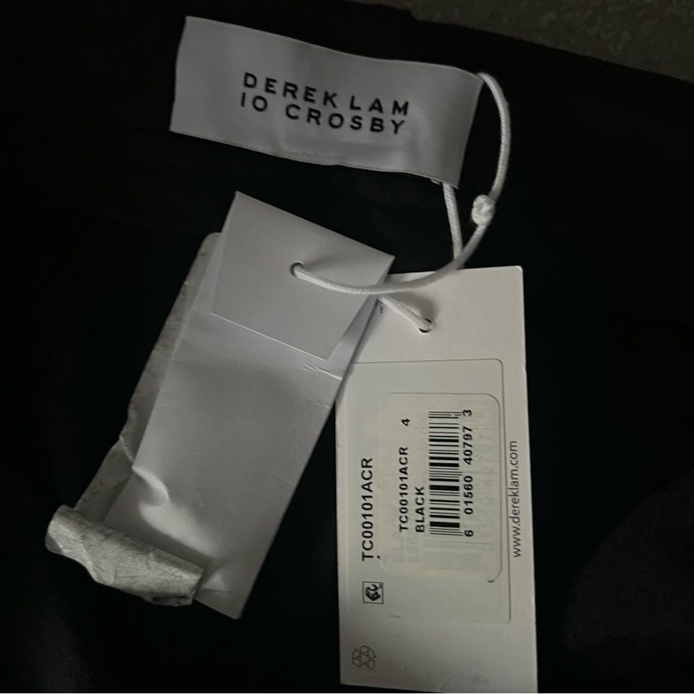 Derek Lam 10 Crosby Robertson High Waisted Crop Flare Pants, NWT, Size 4 - Picture 15 of 16
